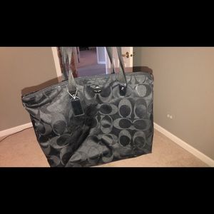 Coach Satin/Vinyl tote